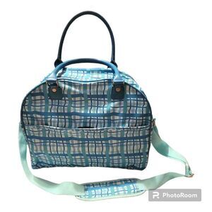 Teal Tote Computer Bag with Strap